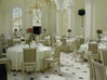 Circular Tablecloth in dining room