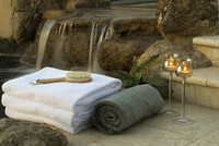 Spa Towels water